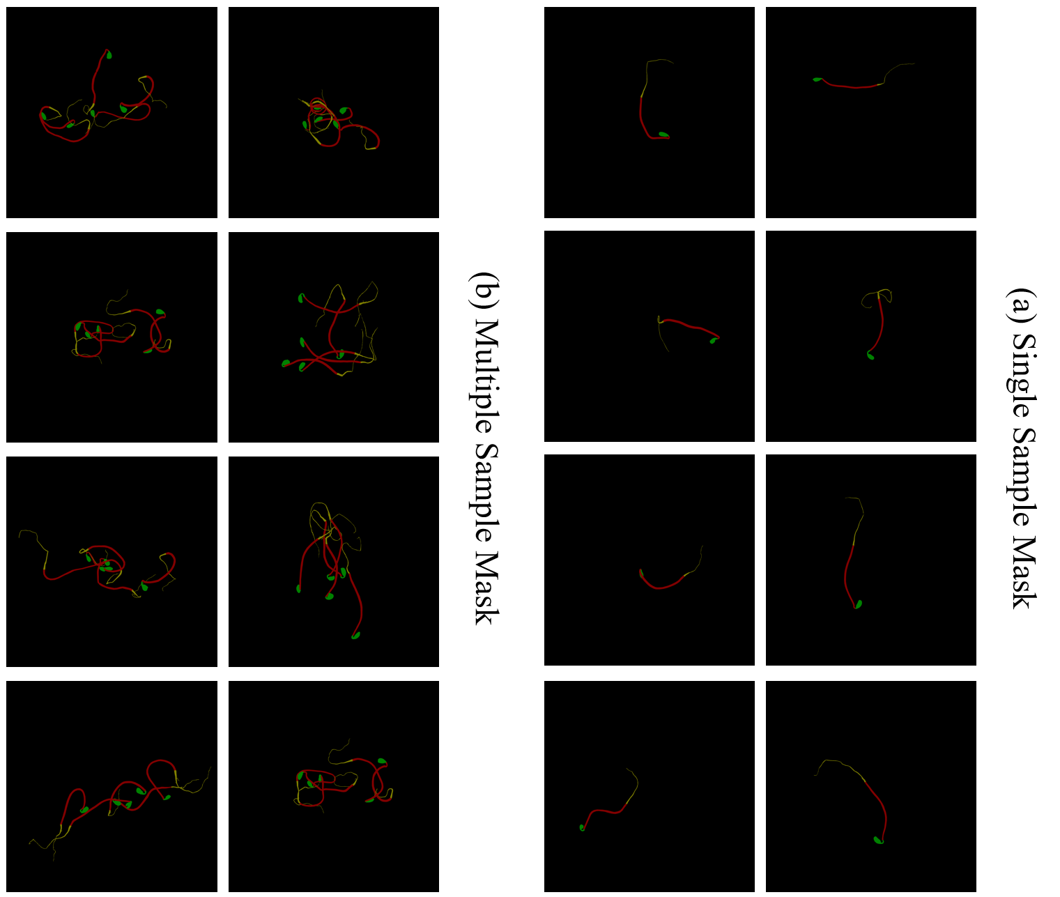 Fig. 3. Mask images for semantic segmentation task